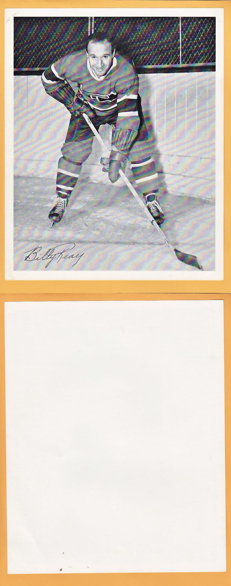 1945-54 QUAKER OATS PHOTO BILLY REAY V.3 photo 1945-54 QUAKER OATS PHOTO BILLY REAY V.3 photo